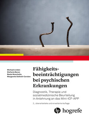 cover image of Fähigkeitsbeeinträchtigungen bei psychischen Erkrankungen